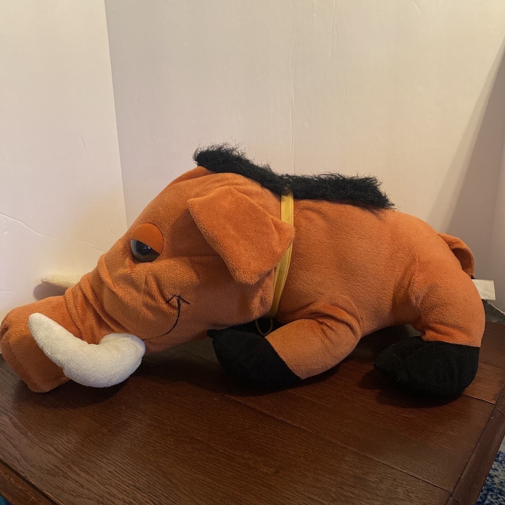 Disney The Lion King Pumbaa Warthog Plush Pumba 24" Stuffed Animal Toy